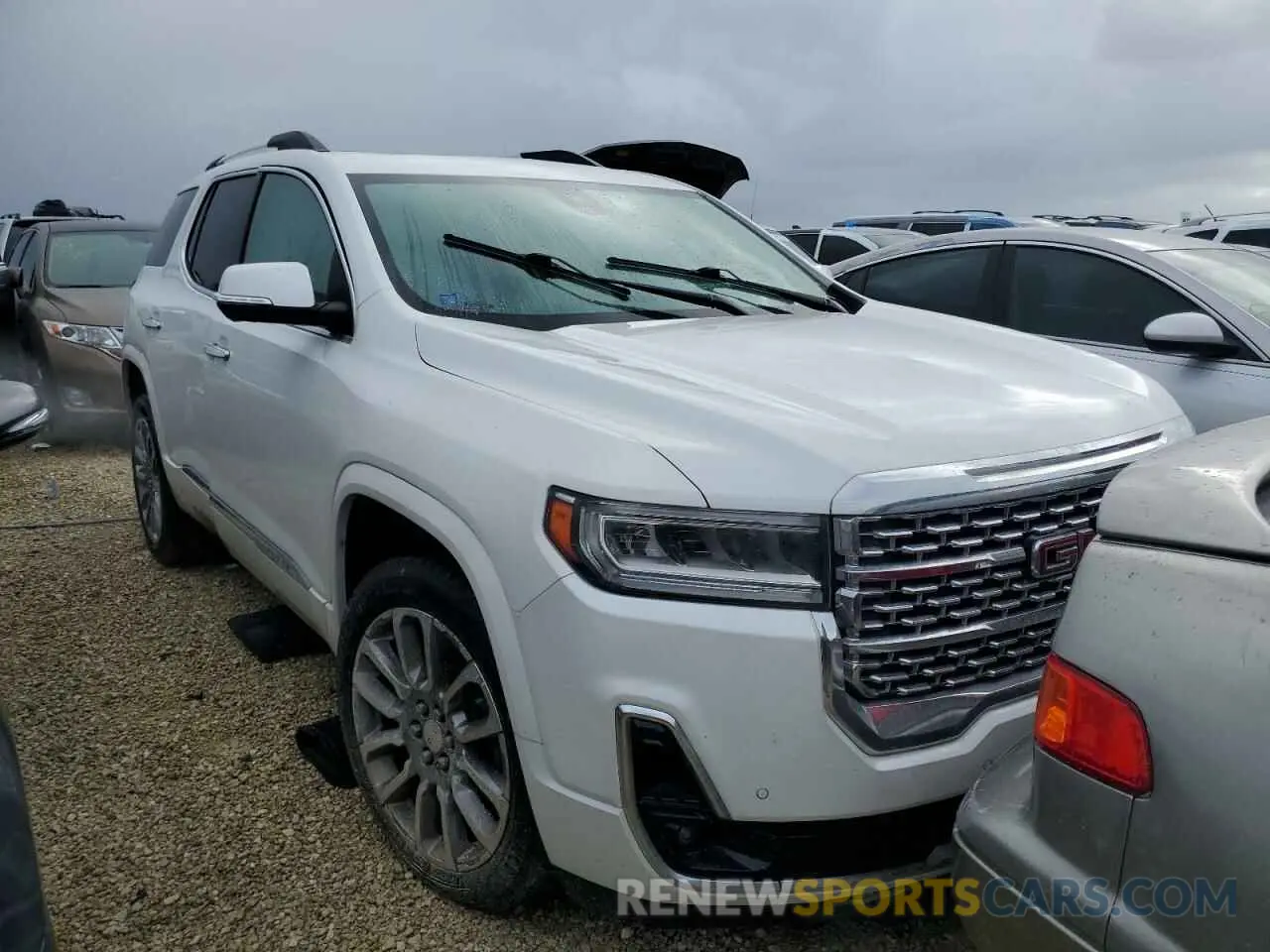 4 Фотография поврежденного автомобиля 1GKKNPLS8LZ180929 GMC ACADIA DEN 2020