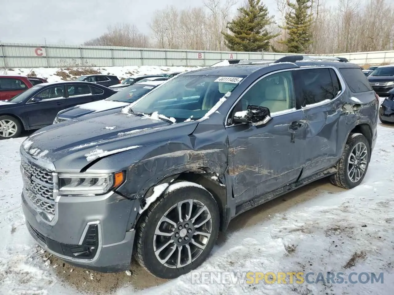 1 Photograph of a damaged car 1GKKNXLS0LZ147505 GMC ACADIA DEN 2020