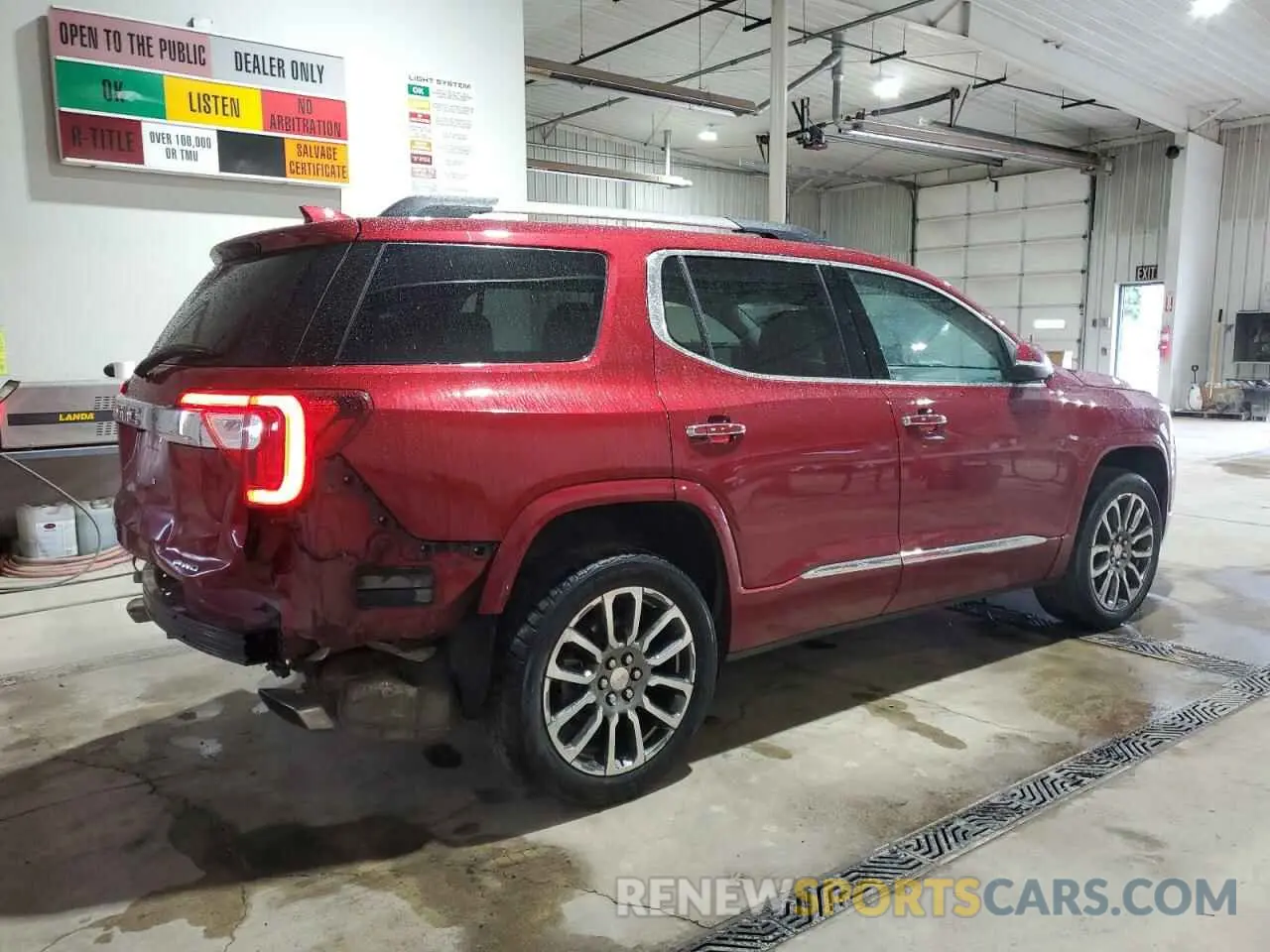 3 Photograph of a damaged car 1GKKNXLS1LZ228836 GMC ACADIA DEN 2020