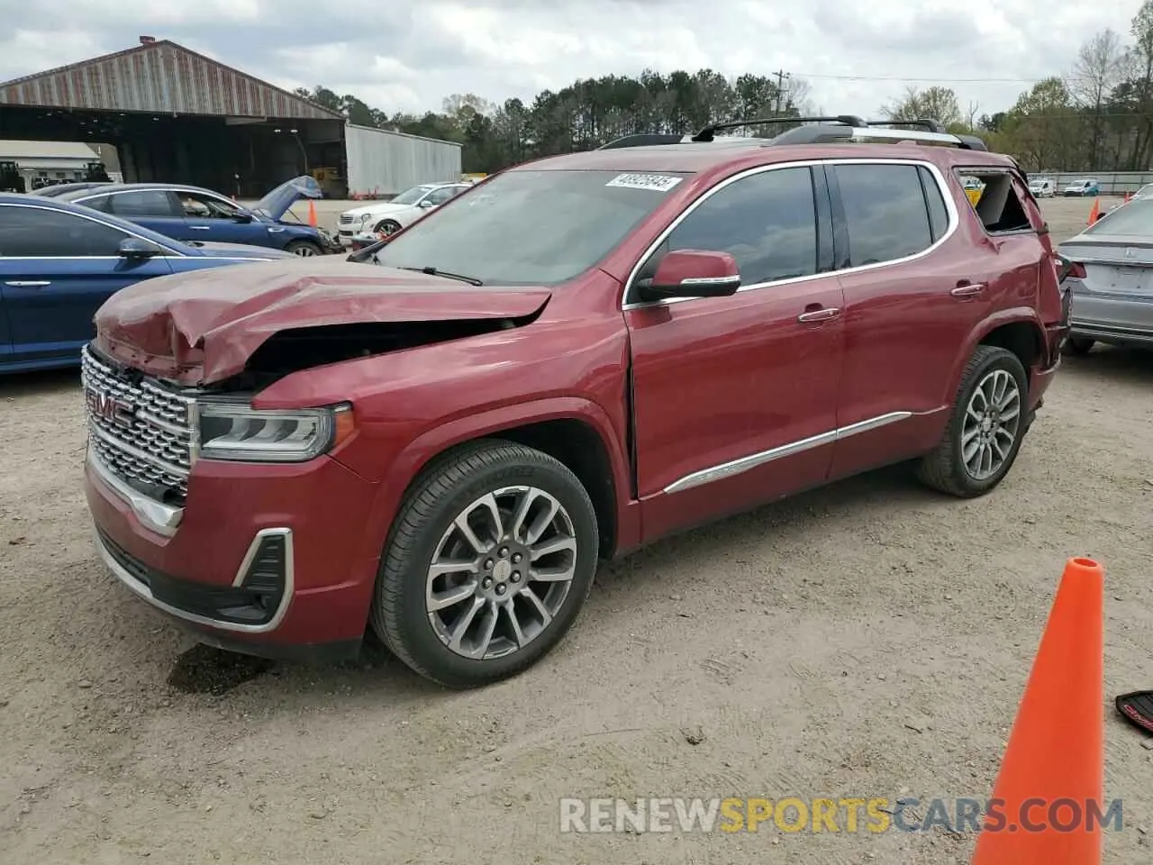 1 Photograph of a damaged car 1GKKNXLS8LZ206638 GMC ACADIA DEN 2020