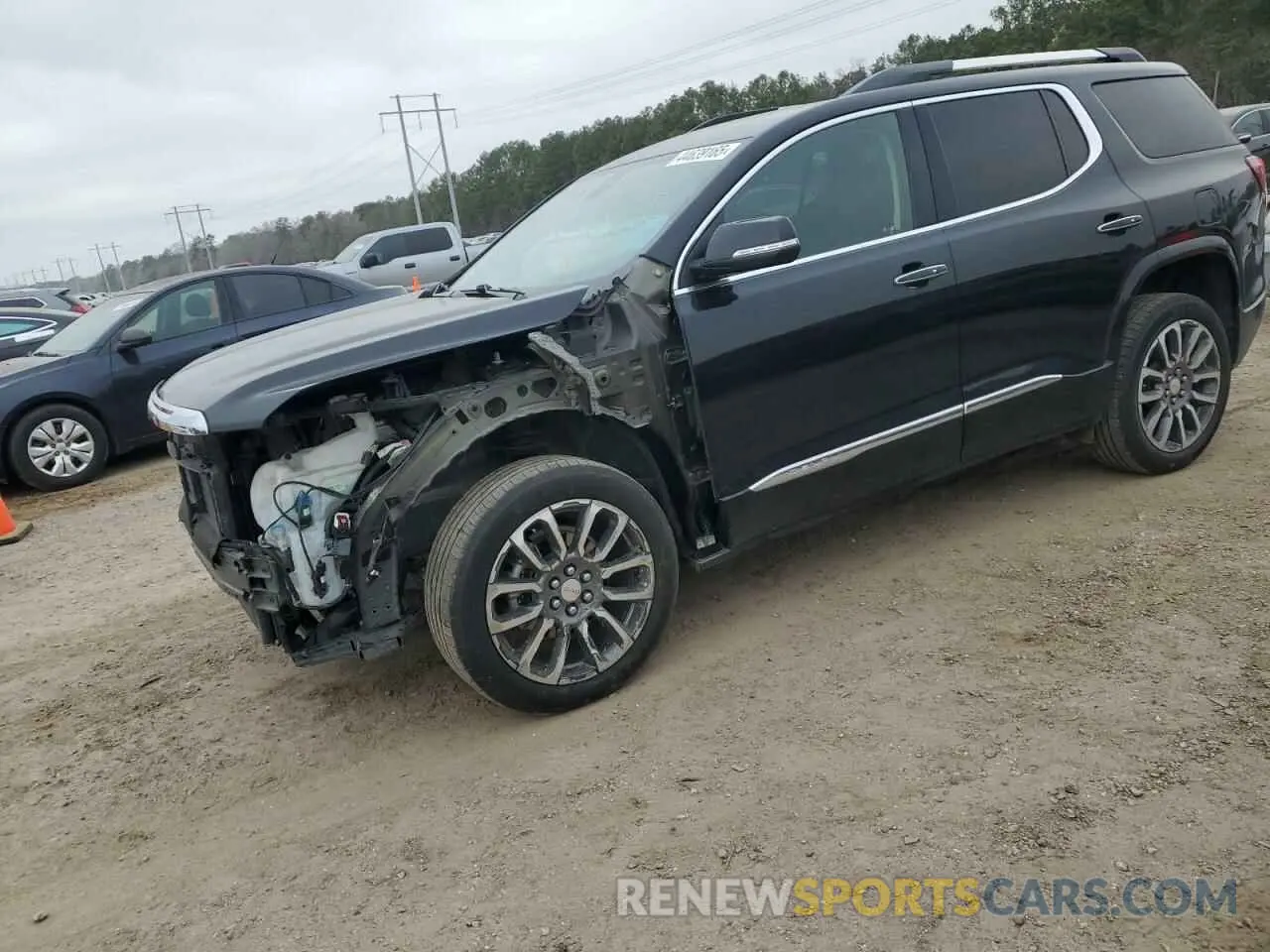 1 Photograph of a damaged car 1GKKNPLS0MZ216002 GMC ACADIA DEN 2021