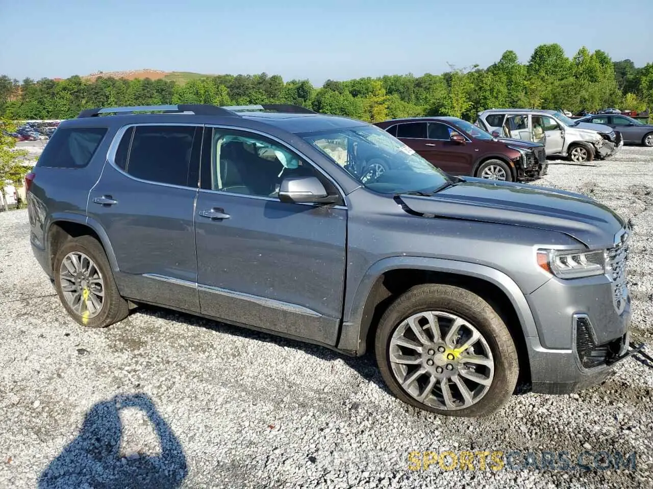 4 Фотография поврежденного автомобиля 1GKKNPLSXMZ194932 GMC ACADIA DEN 2021