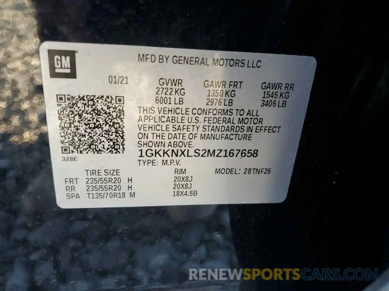 13 Фотография поврежденного автомобиля 1GKKNXLS2MZ167658 GMC ACADIA DEN 2021