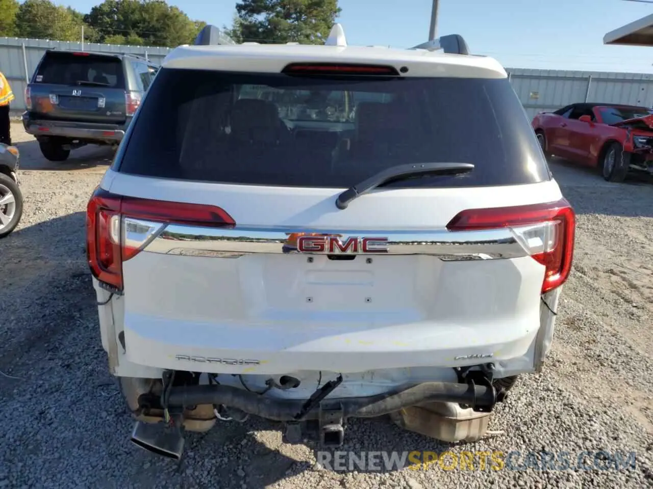 6 Фотография поврежденного автомобиля 1GKKNXLS6MZ191848 GMC ACADIA DEN 2021