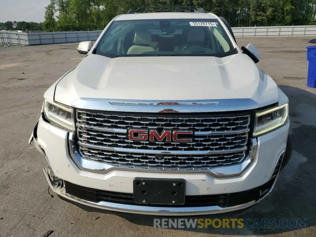 5 Photograph of a damaged car 1GKKNXLSXMZ191853 GMC ACADIA DEN 2021