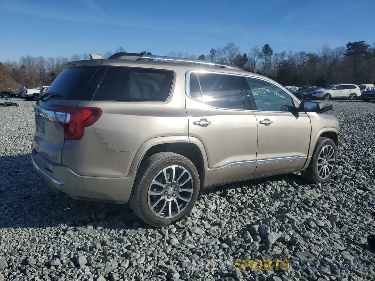 3 Фотография поврежденного автомобиля 1GKKNPLS5NZ138186 GMC ACADIA DEN 2022