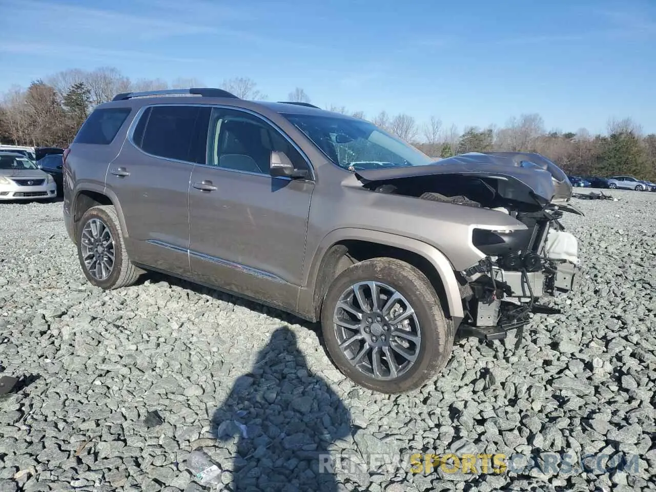 4 Фотография поврежденного автомобиля 1GKKNPLS5NZ138186 GMC ACADIA DEN 2022