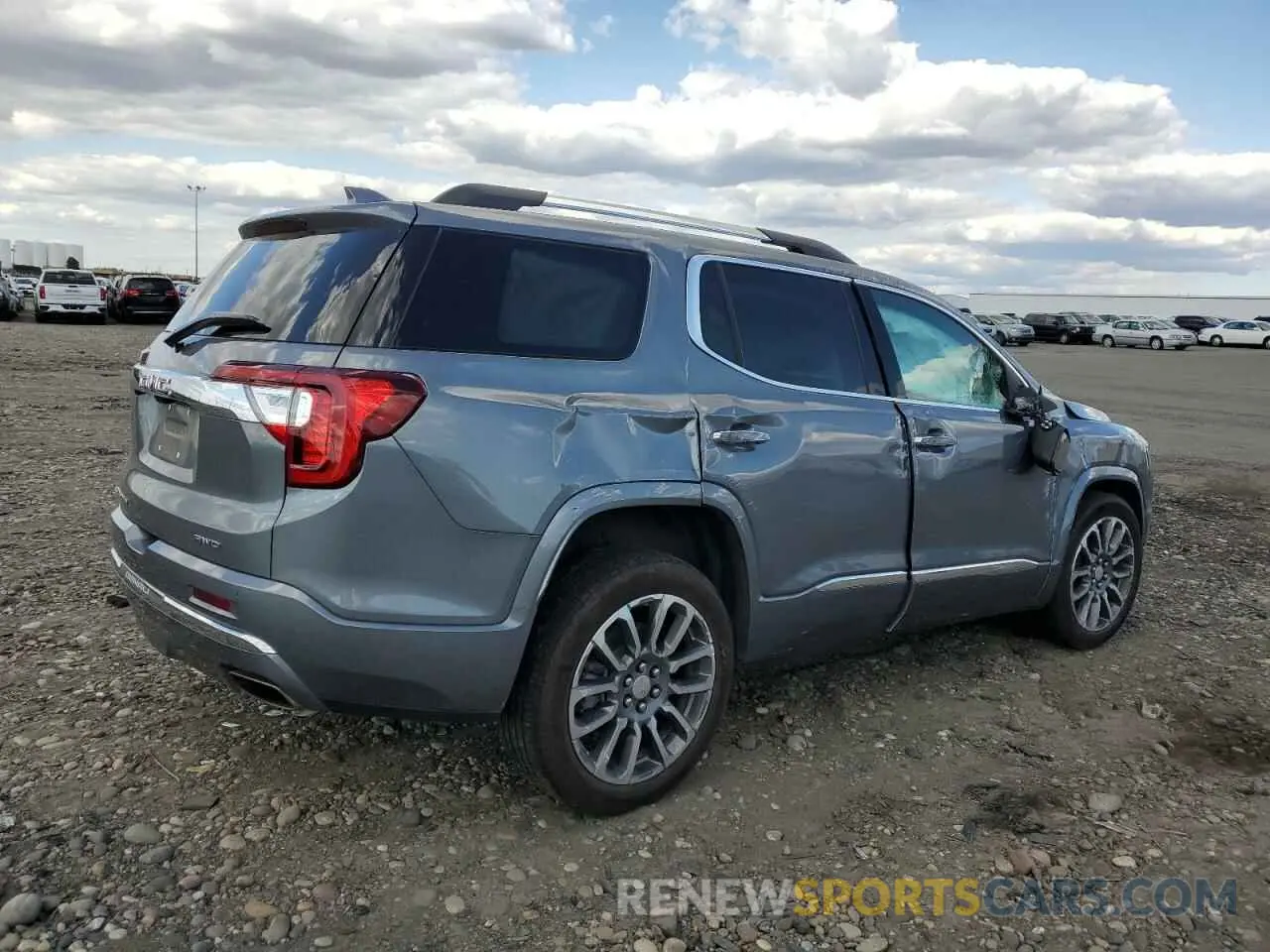 3 Фотография поврежденного автомобиля 1GKKNXLS0NZ114815 GMC ACADIA DEN 2022