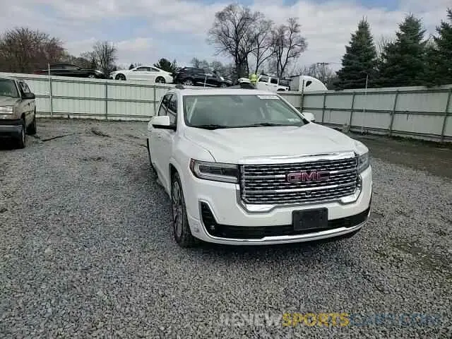 14 Photograph of a damaged car 1GKKNXLS1NZ121031 GMC ACADIA DEN 2022