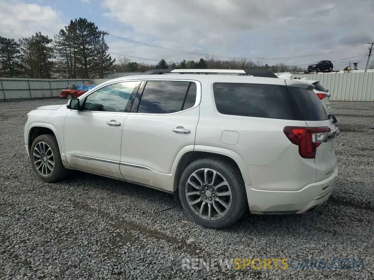 2 Photograph of a damaged car 1GKKNXLS1NZ121031 GMC ACADIA DEN 2022