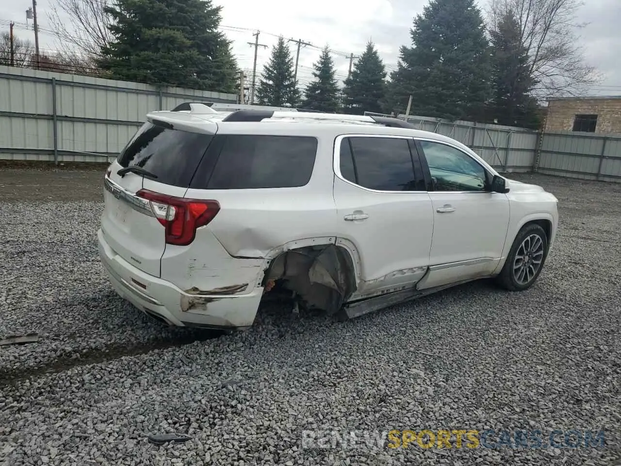 3 Photograph of a damaged car 1GKKNXLS1NZ121031 GMC ACADIA DEN 2022