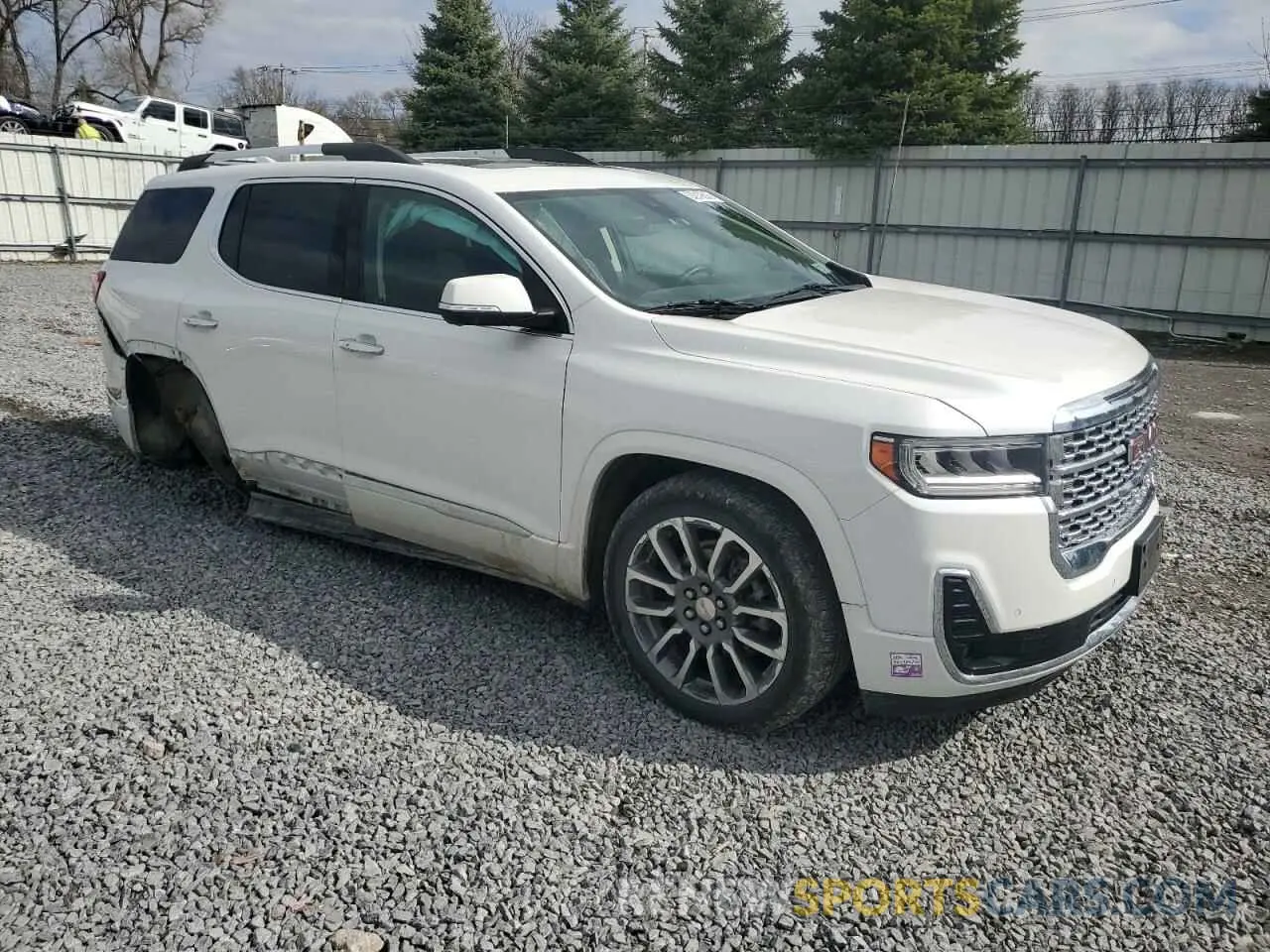 4 Photograph of a damaged car 1GKKNXLS1NZ121031 GMC ACADIA DEN 2022