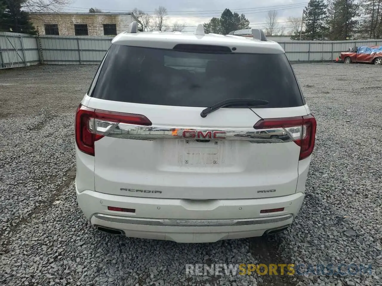 6 Photograph of a damaged car 1GKKNXLS1NZ121031 GMC ACADIA DEN 2022