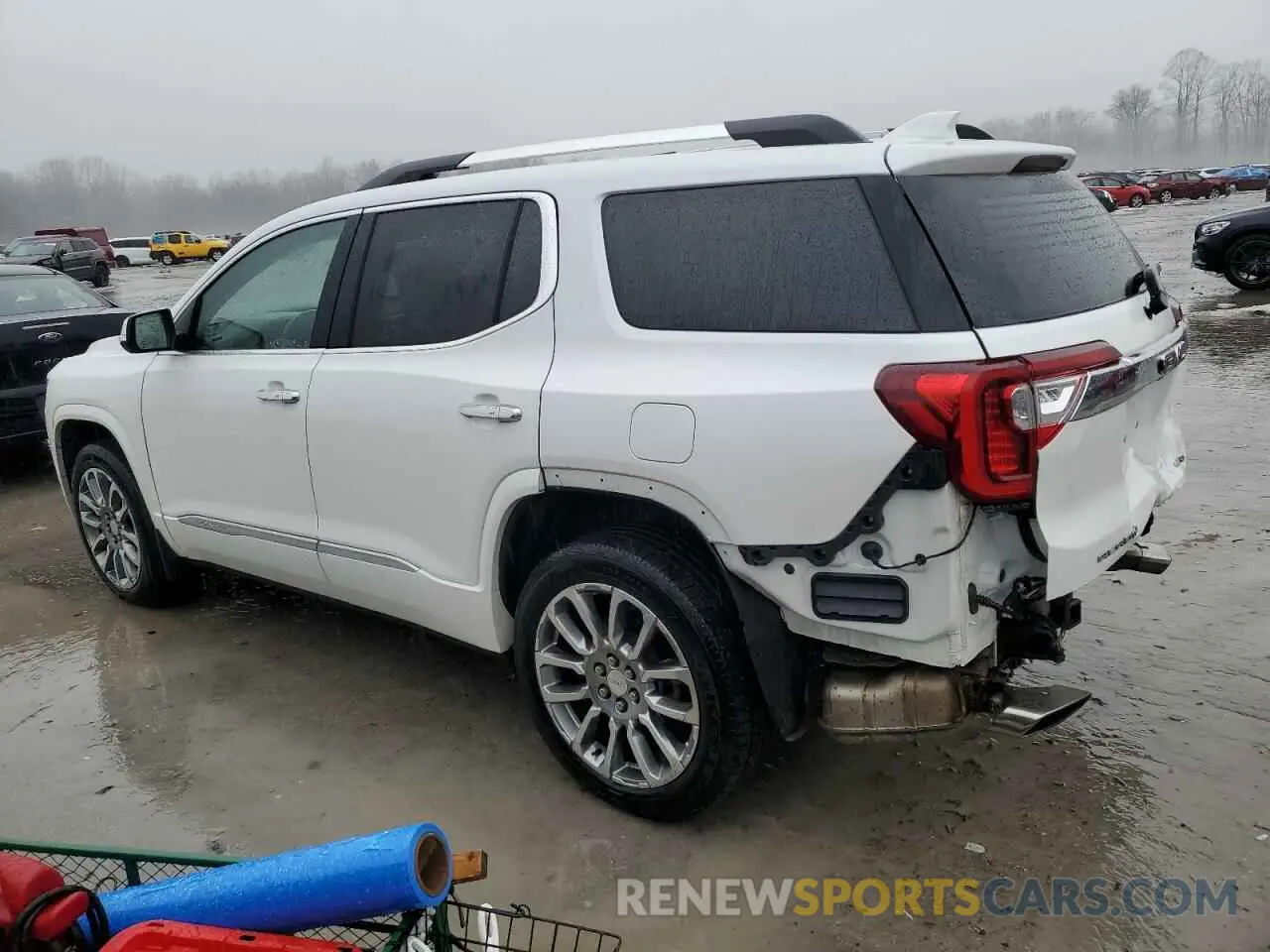 2 Photograph of a damaged car 1GKKNXLS8NZ176740 GMC ACADIA DEN 2022