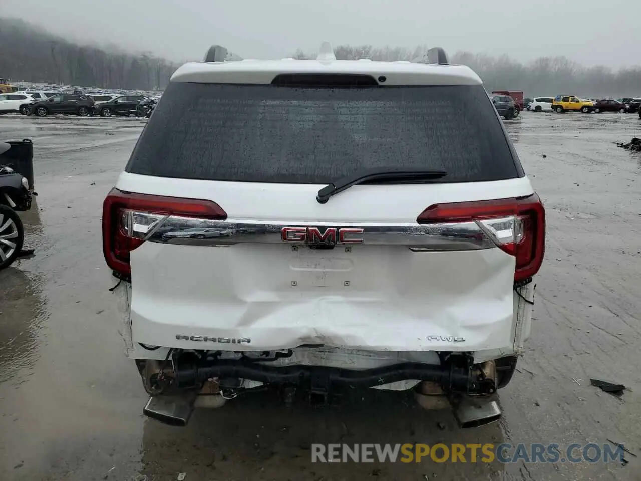 6 Photograph of a damaged car 1GKKNXLS8NZ176740 GMC ACADIA DEN 2022