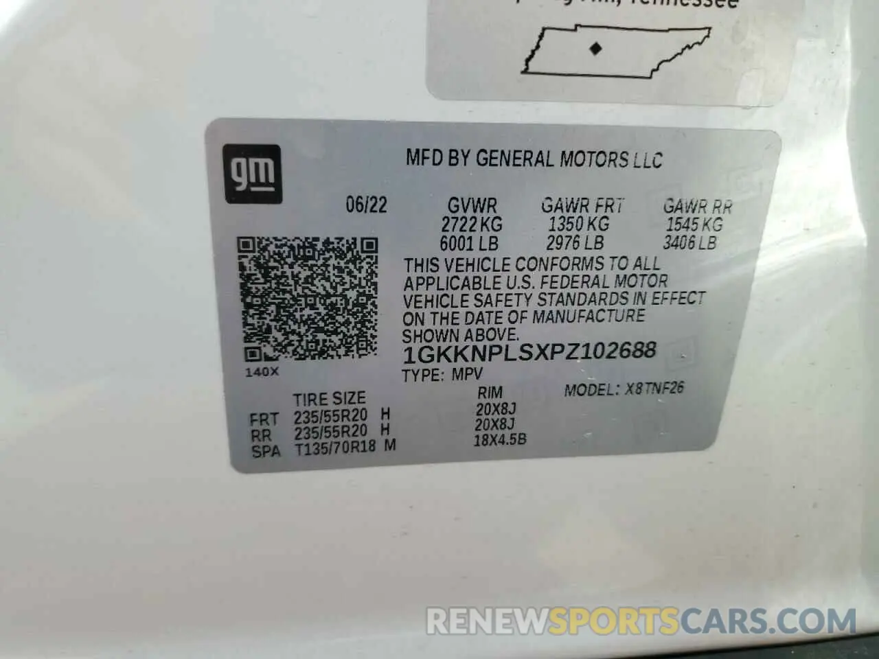 15 Фотография поврежденного автомобиля 1GKKNPLSXPZ102688 GMC ACADIA DEN 2023