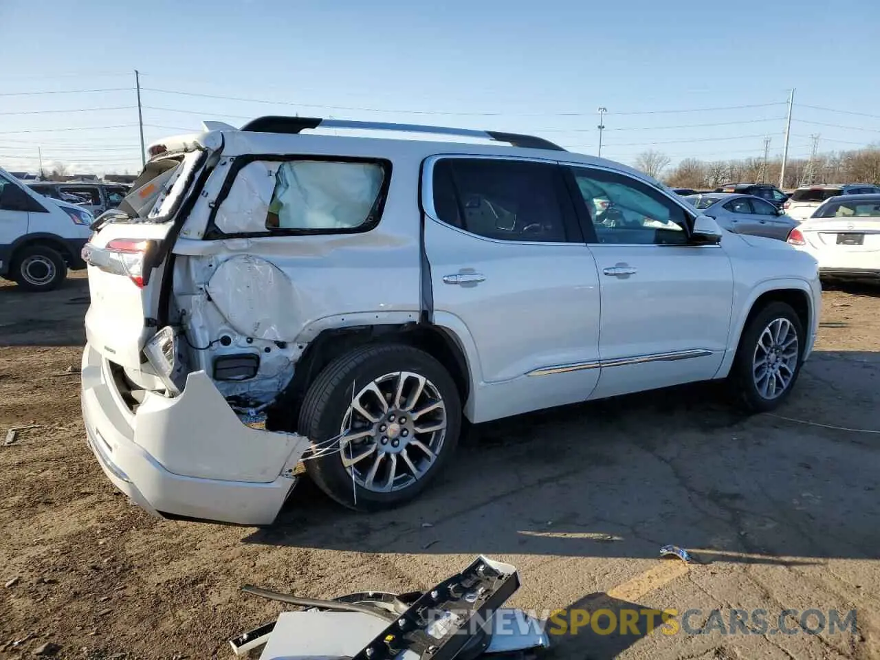 3 Фотография поврежденного автомобиля 1GKKNXLS1PZ169972 GMC ACADIA DEN 2023