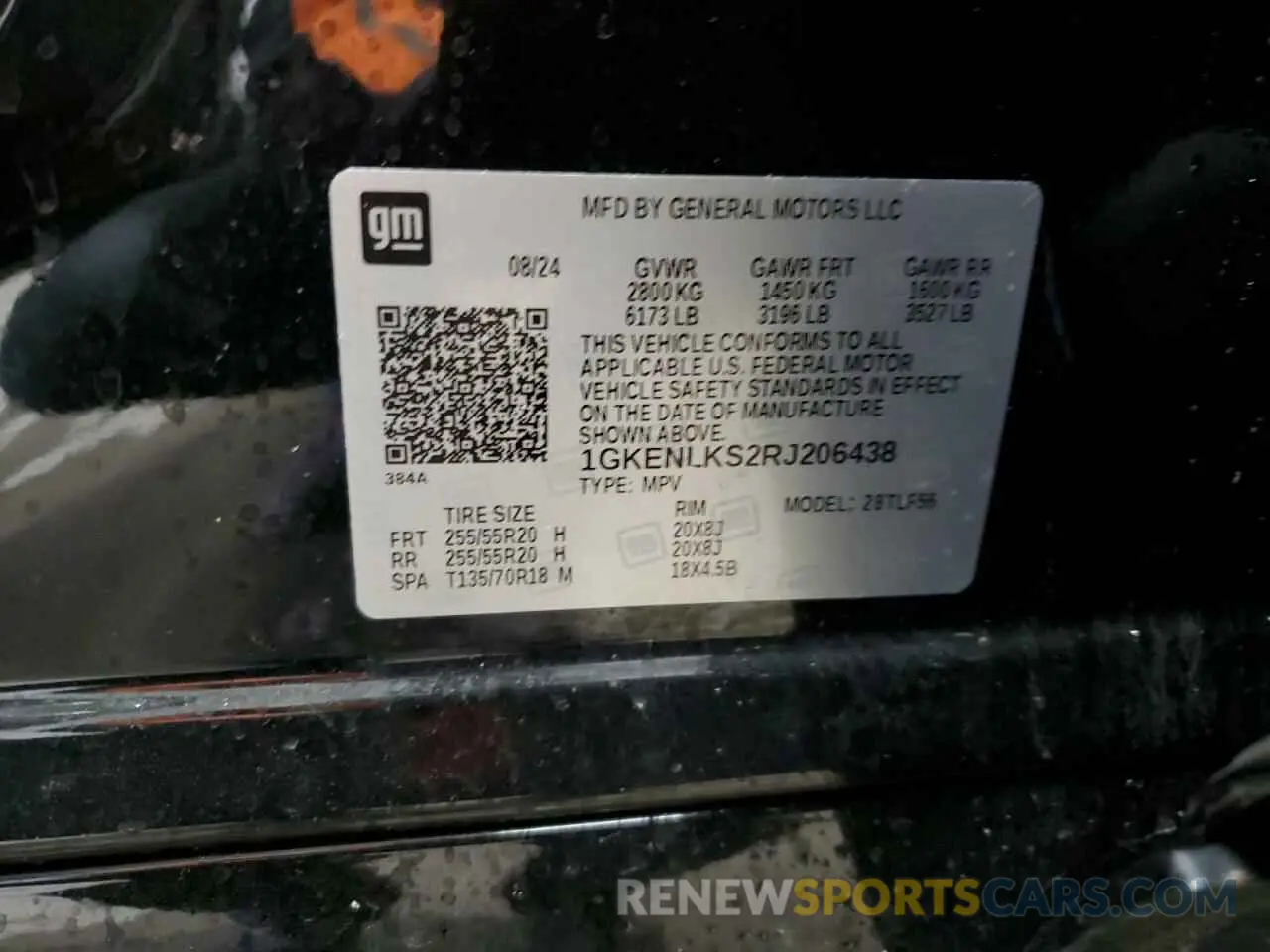 13 Фотография поврежденного автомобиля 1GKENLKS2RJ206438 GMC ACADIA DEN 2024
