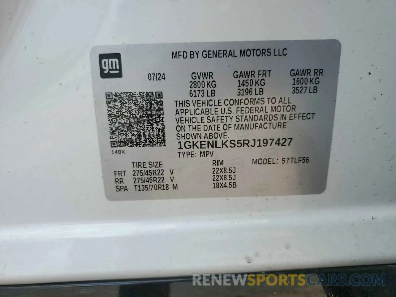 14 Photograph of a damaged car 1GKENLKS5RJ197427 GMC ACADIA DEN 2024