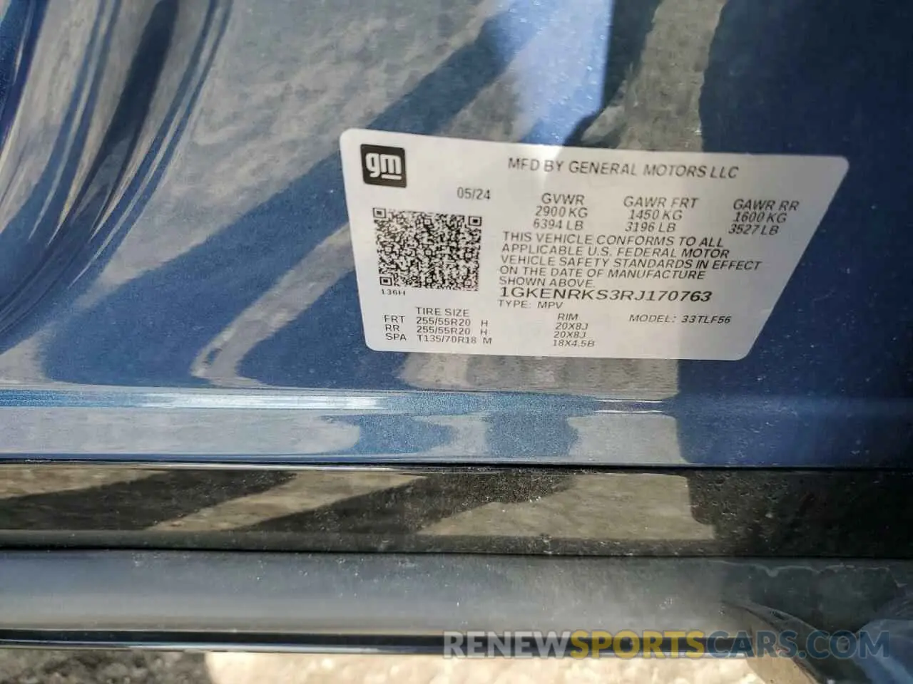 14 Фотография поврежденного автомобиля 1GKENRKS3RJ170763 GMC ACADIA DEN 2024