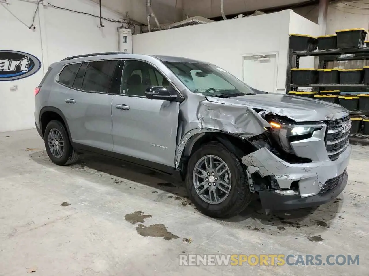 4 Photograph of a damaged car 1GKENKRS3SJ156249 GMC ACADIA ELE 2025