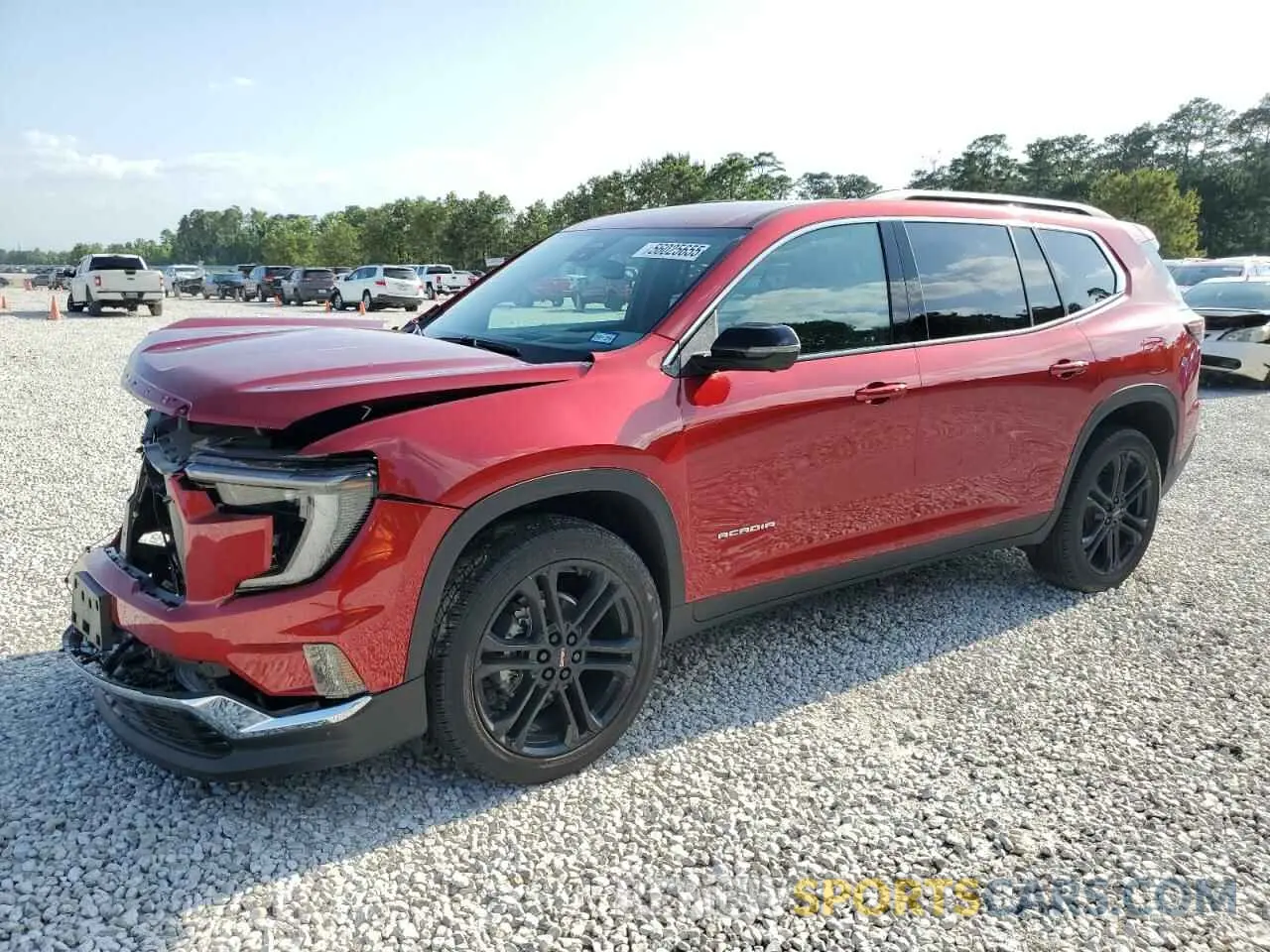 1 Photograph of a damaged car 1GKENKKS0RJ197684 GMC ACADIA UPL 2024