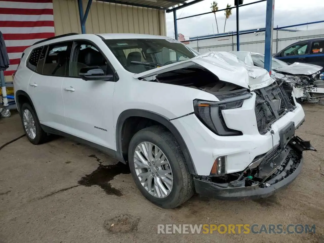4 Фотография поврежденного автомобиля 1GKENNKS6RJ199473 GMC ACADIA UPL 2024