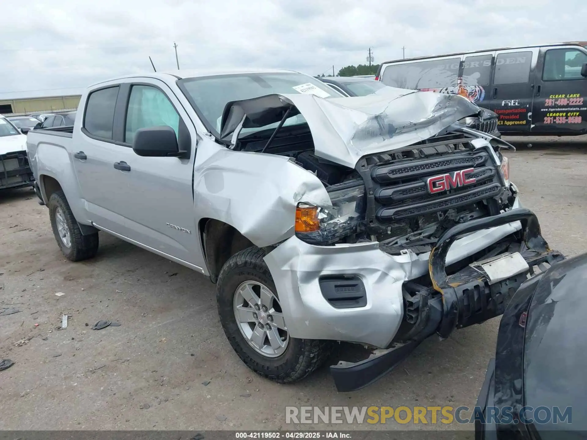 1 Фотография поврежденного автомобиля 1GTG5BEN7K1285308 GMC CANYON 2019