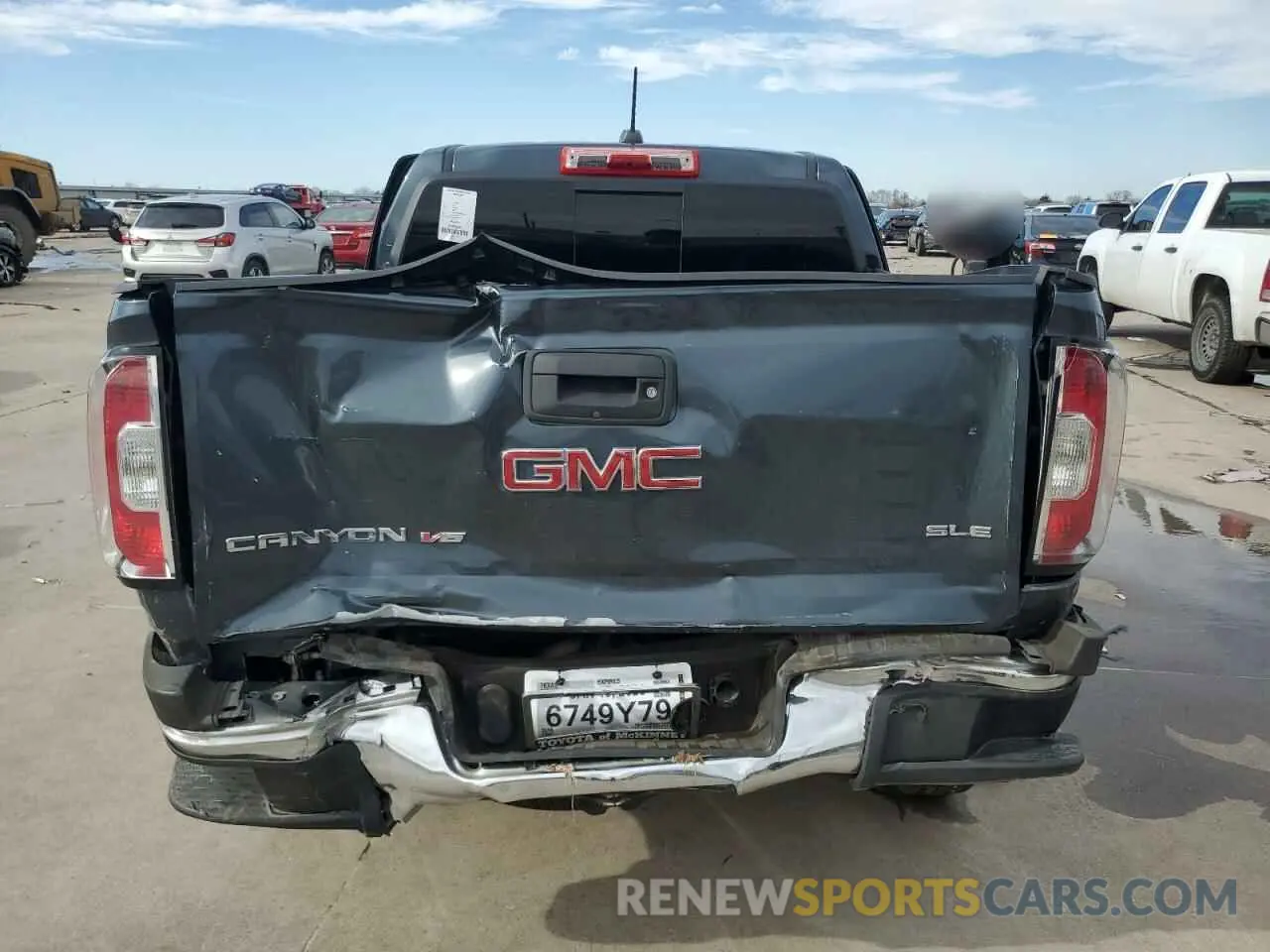 6 Фотография поврежденного автомобиля 1GTG5CEN5K1331384 GMC CANYON 2019