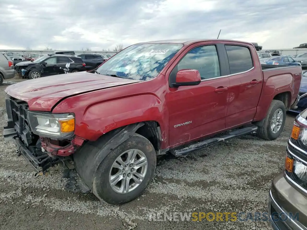 1 Фотография поврежденного автомобиля 1GTG6CENXK1208984 GMC CANYON 2019