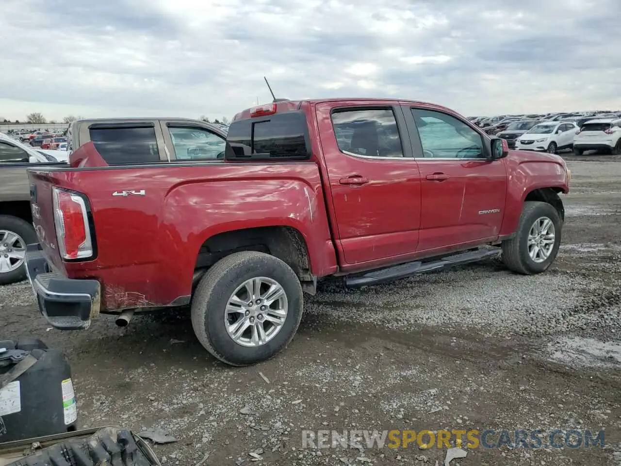 3 Фотография поврежденного автомобиля 1GTG6CENXK1208984 GMC CANYON 2019