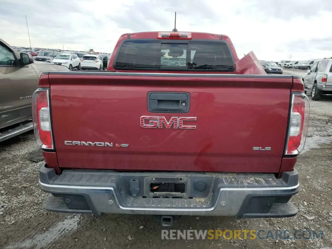 6 Фотография поврежденного автомобиля 1GTG6CENXK1208984 GMC CANYON 2019