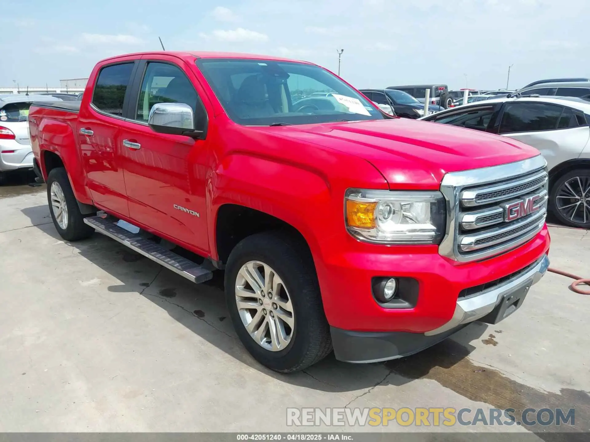 1 Photograph of a damaged car 1GTG6DEN9K1209534 GMC CANYON 2019
