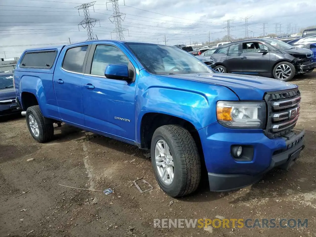 4 Фотография поврежденного автомобиля 1GTP6CE12K1174133 GMC CANYON 2019