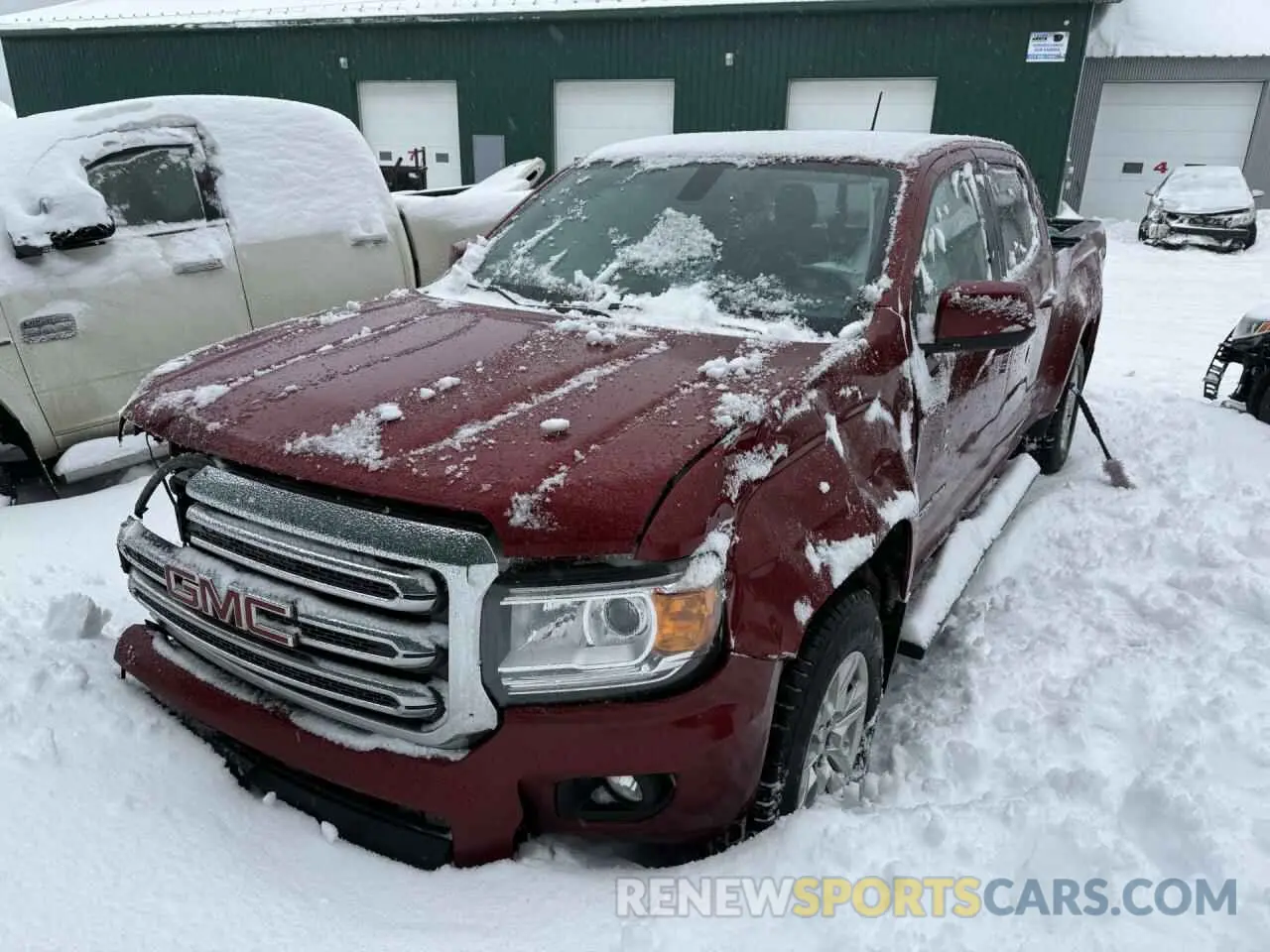 1 Photograph of a damaged car 1GTG6CEN3L1101096 GMC CANYON 2020