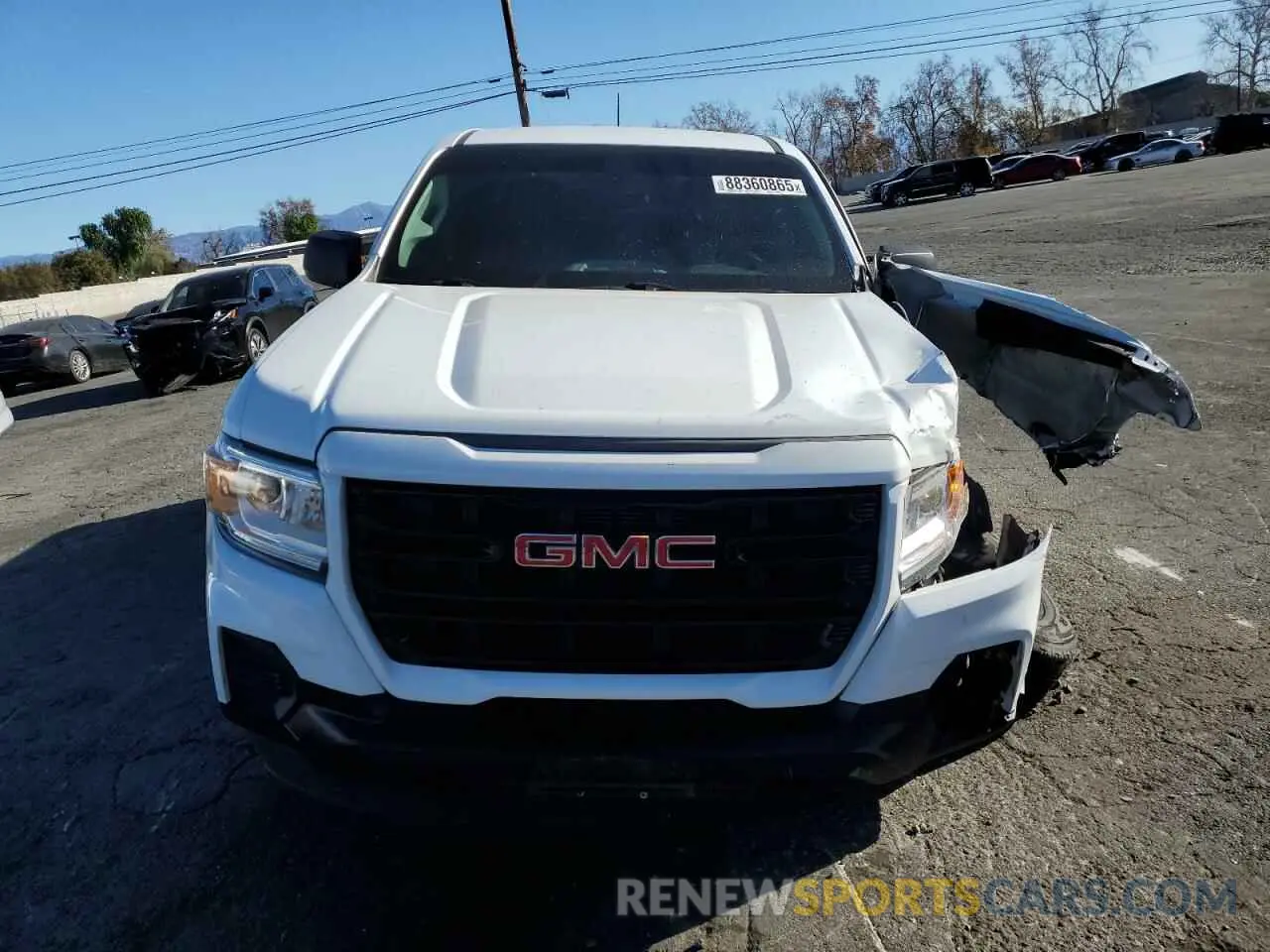 5 Photograph of a damaged car 1GTG5BEN4M1277136 GMC CANYON 2021