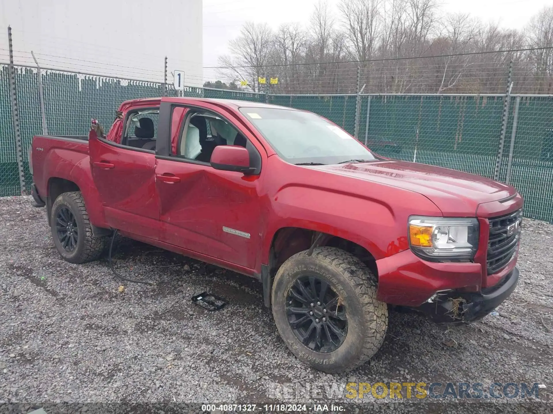 1 Фотография поврежденного автомобиля 1GTG6CEN1M1276013 GMC CANYON 2021