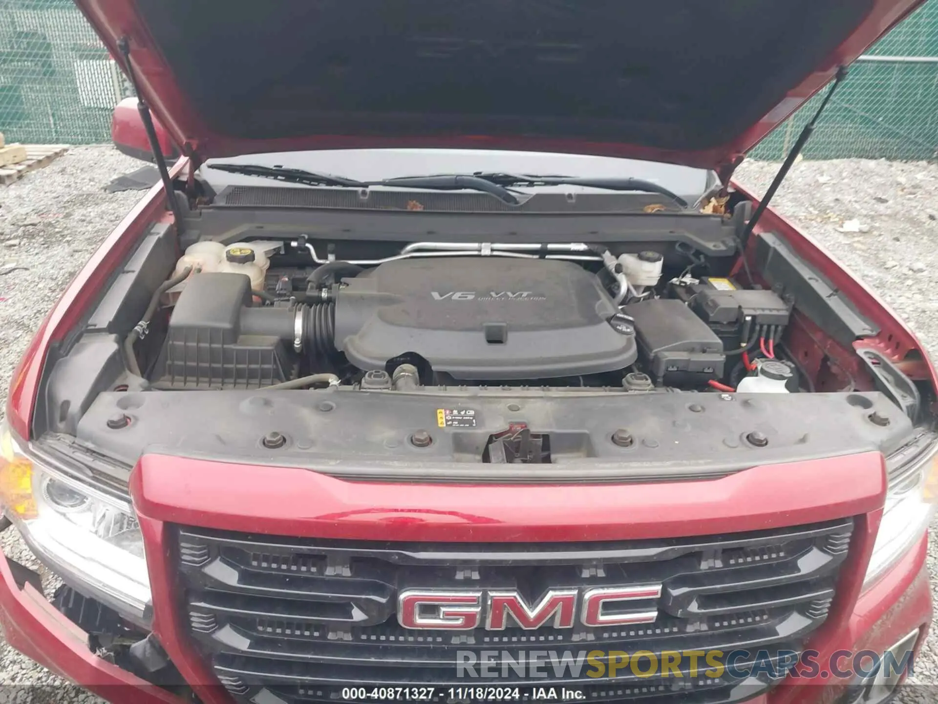 10 Фотография поврежденного автомобиля 1GTG6CEN1M1276013 GMC CANYON 2021
