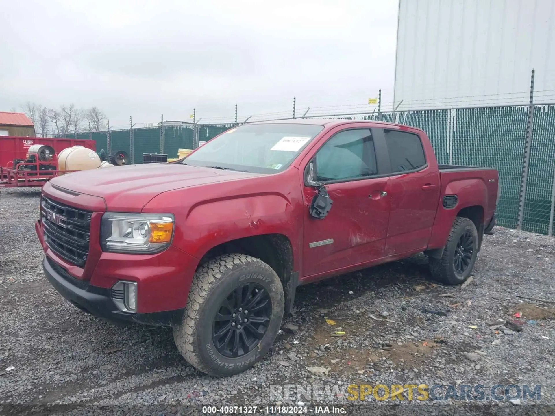 2 Фотография поврежденного автомобиля 1GTG6CEN1M1276013 GMC CANYON 2021