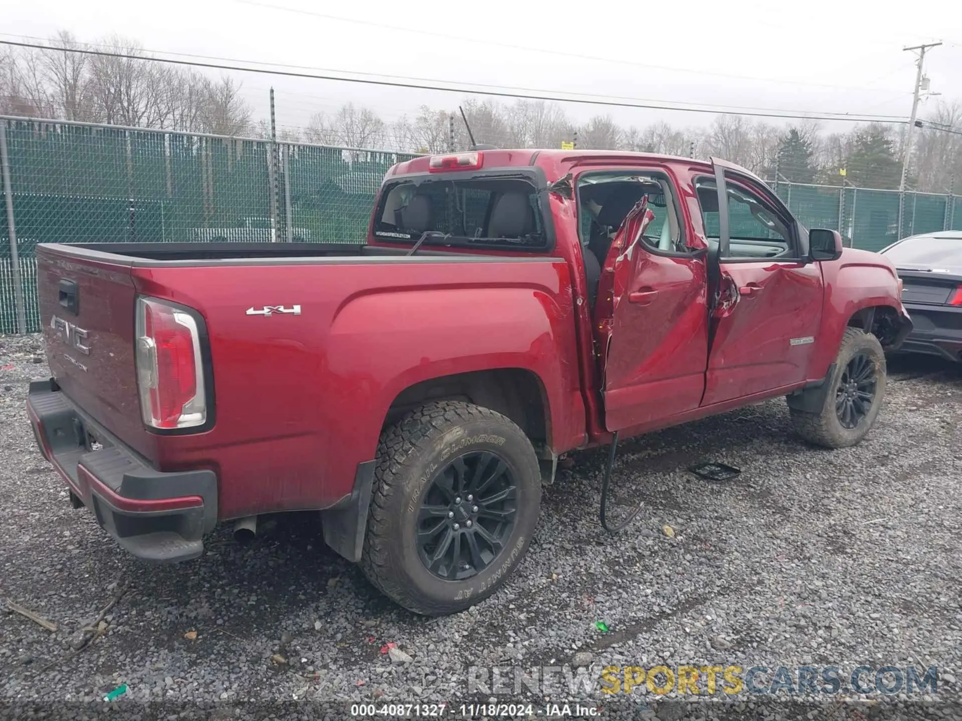 4 Фотография поврежденного автомобиля 1GTG6CEN1M1276013 GMC CANYON 2021