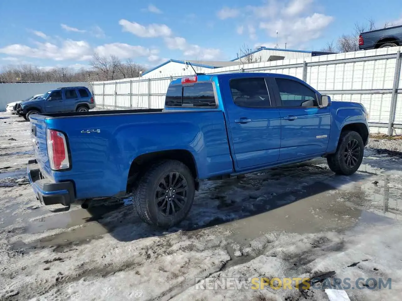 3 Фотография поврежденного автомобиля 1GTG6CEN2M1140540 GMC CANYON 2021