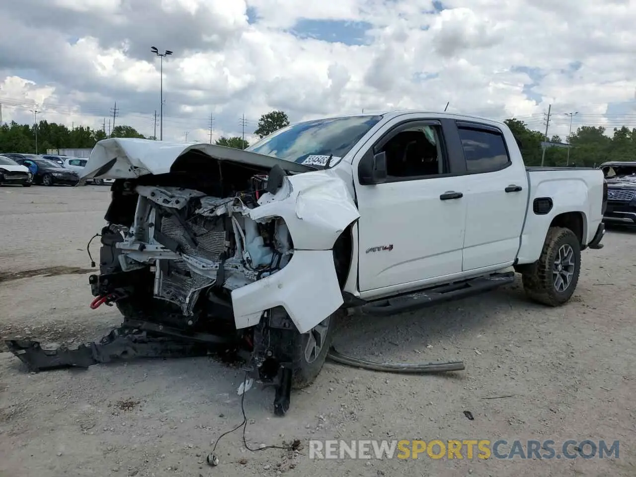 1 Photograph of a damaged car 1GTG6FEN9M1147406 GMC CANYON 2021