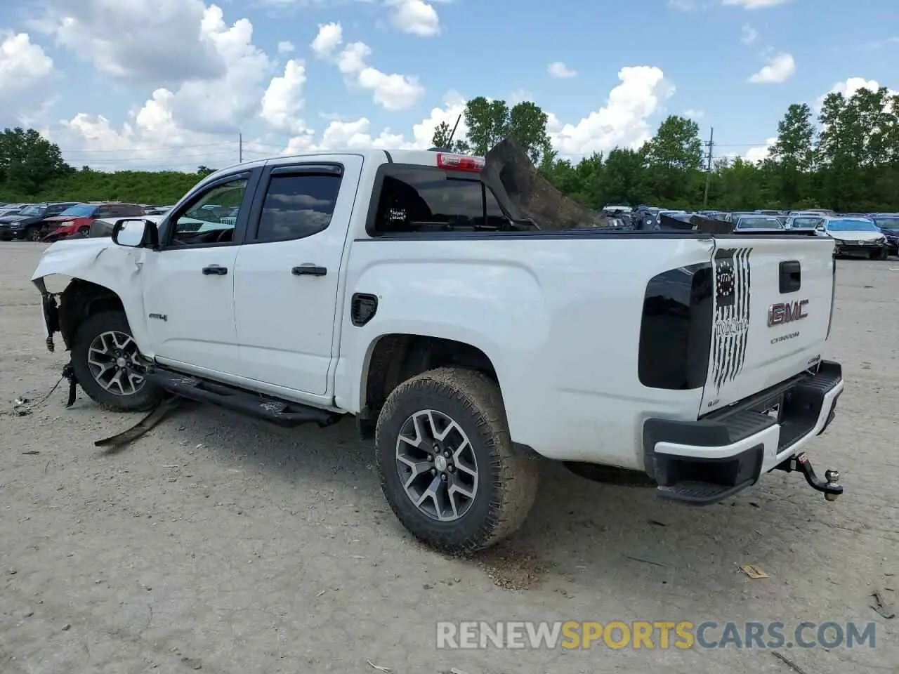 2 Photograph of a damaged car 1GTG6FEN9M1147406 GMC CANYON 2021