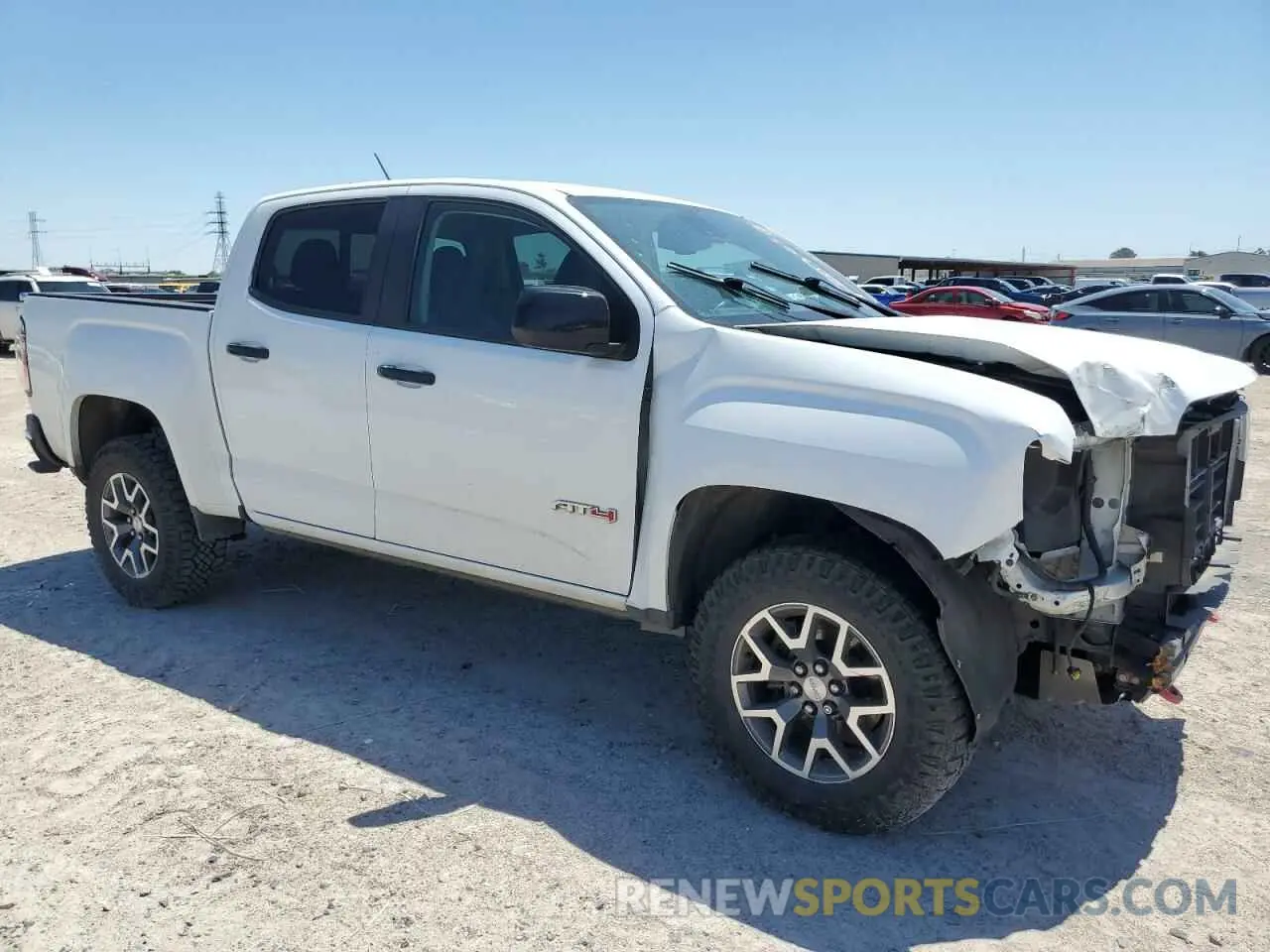 4 Фотография поврежденного автомобиля 1GTG6FENXM1158530 GMC CANYON 2021