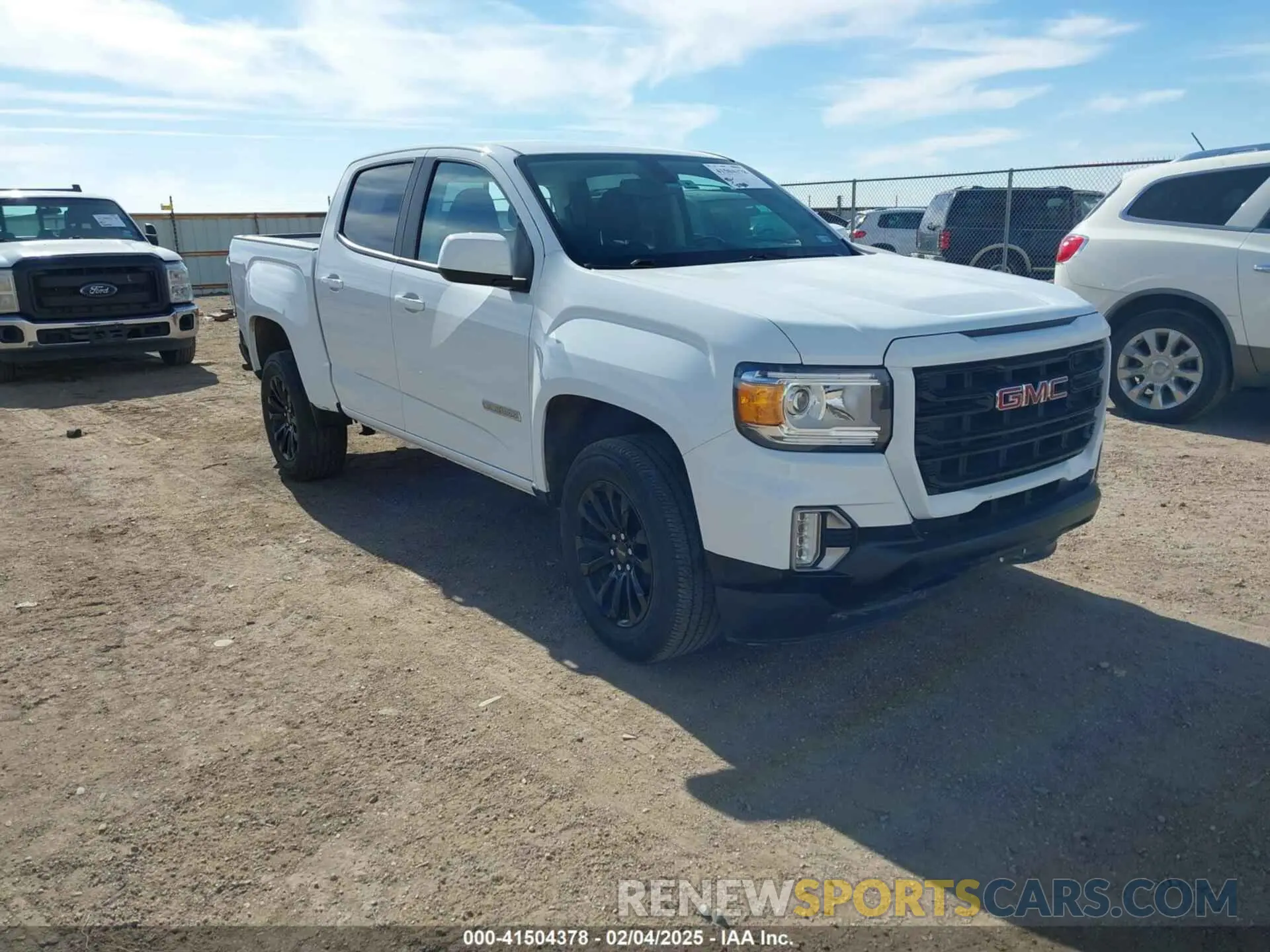 1 Photograph of a damaged car 1GTG5CENXN1314469 GMC CANYON 2022