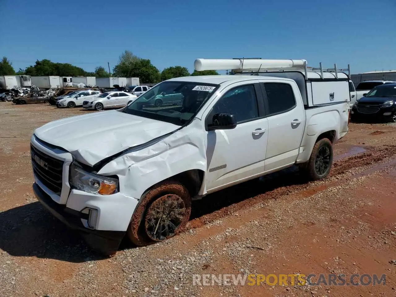 1 Photograph of a damaged car 1GTG6CEN5N1326350 GMC CANYON 2022