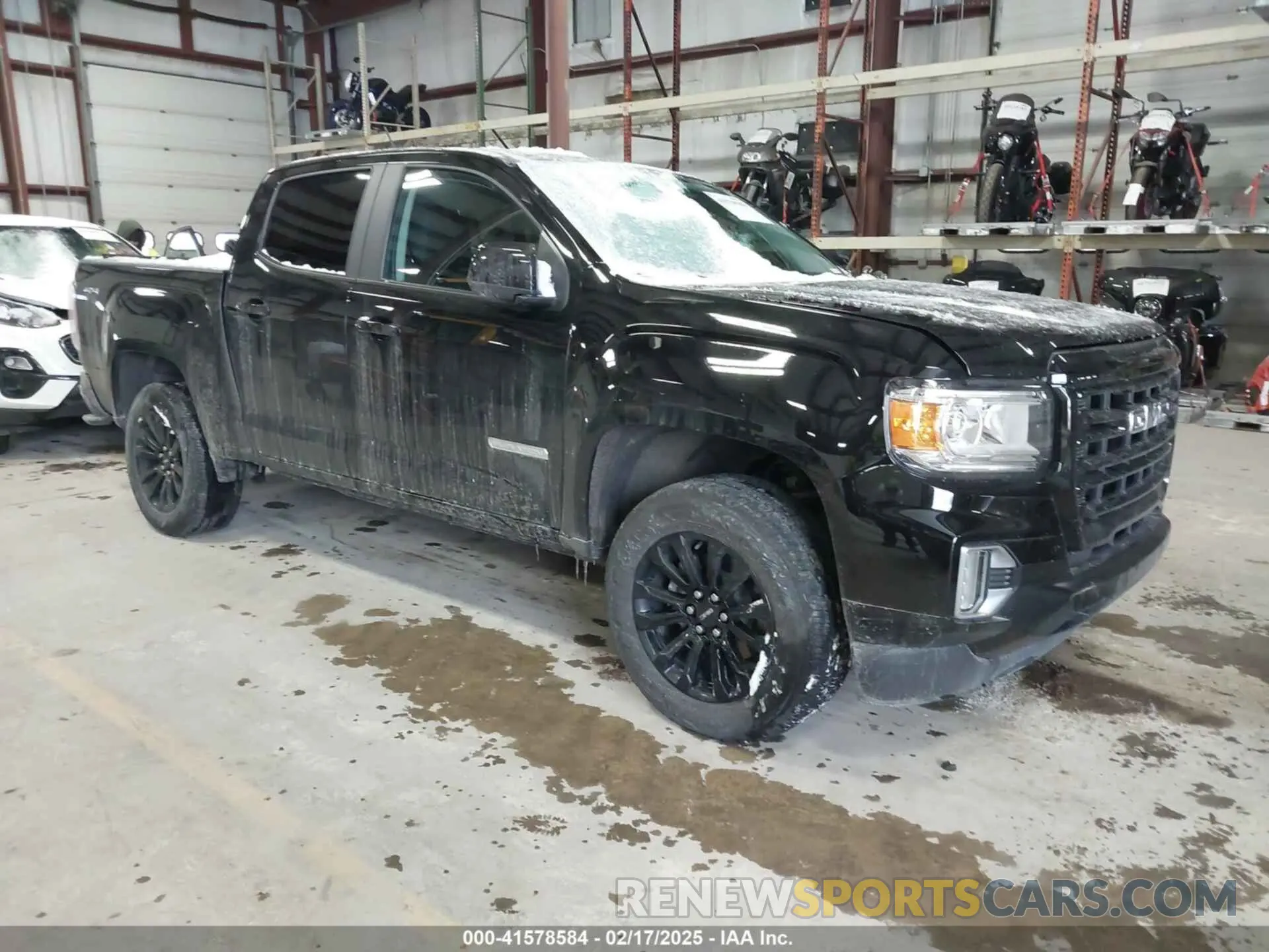 1 Photograph of a damaged car 1GTG6CEN6N1249763 GMC CANYON 2022