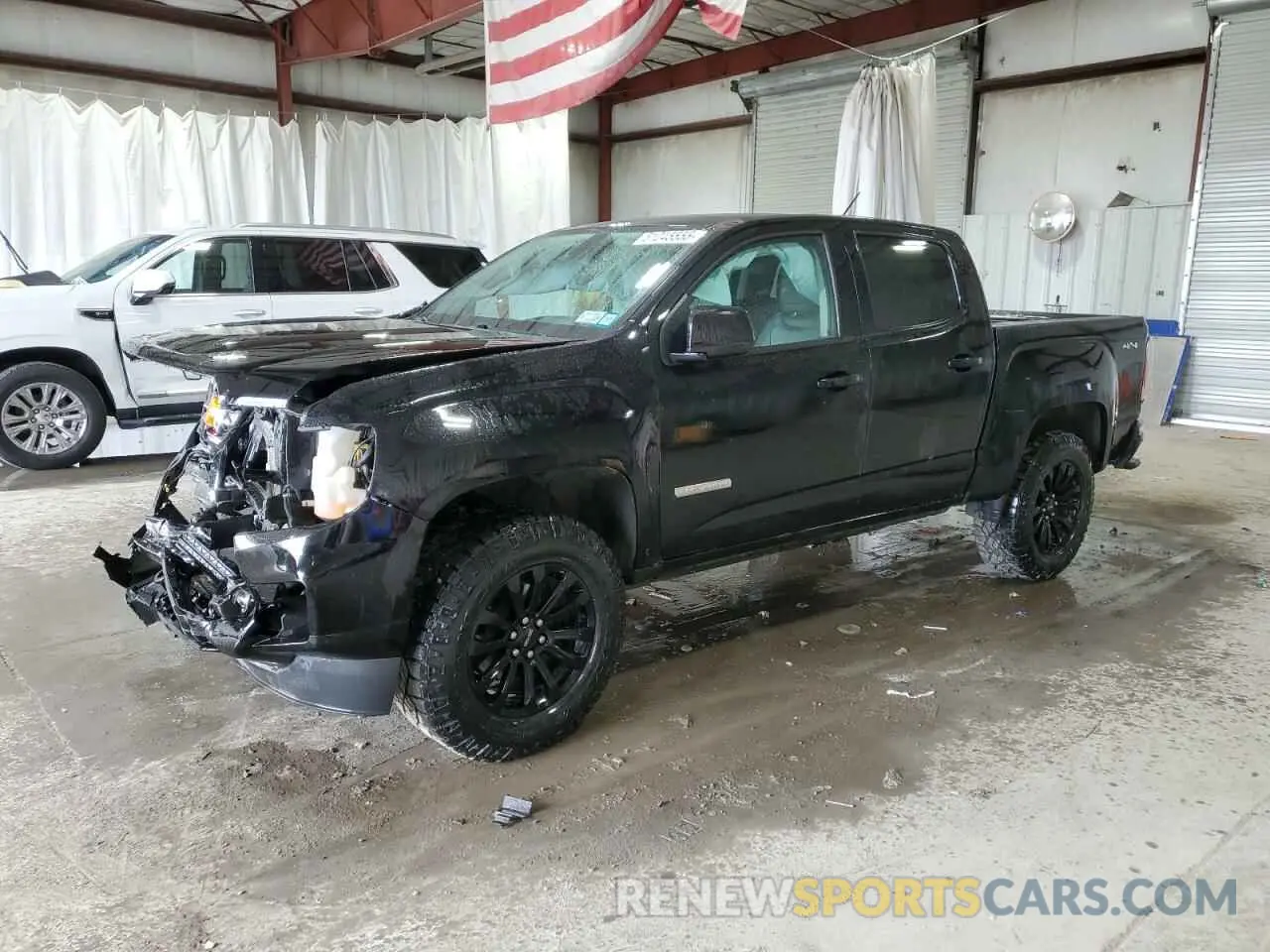 1 Photograph of a damaged car 1GTG6CEN6N1328589 GMC CANYON 2022