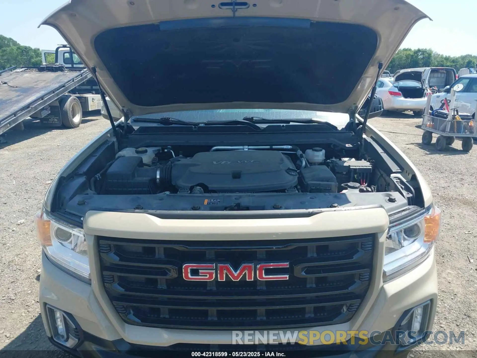 10 Фотография поврежденного автомобиля 1GTG6CEN7N1255314 GMC CANYON 2022