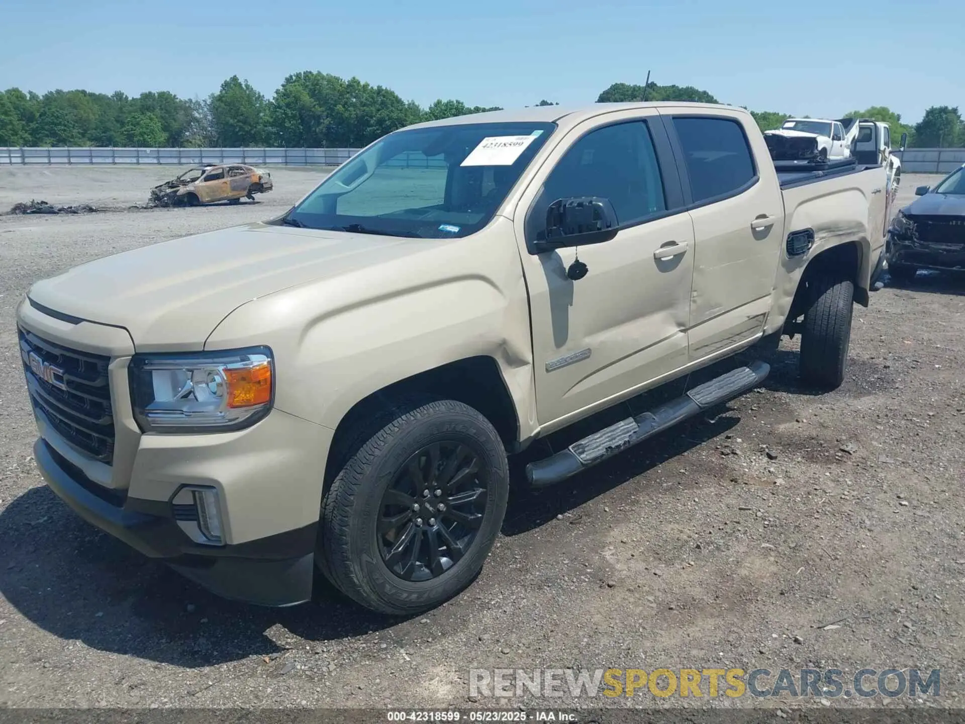 2 Фотография поврежденного автомобиля 1GTG6CEN7N1255314 GMC CANYON 2022